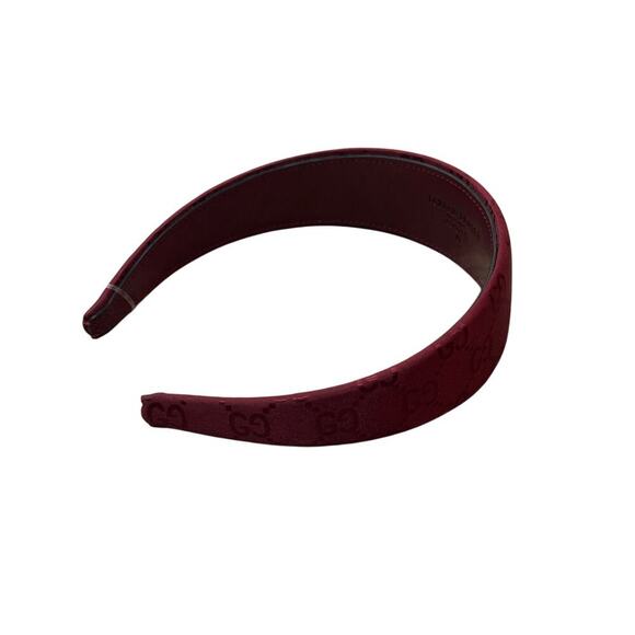 Gucci Women’s GG Burgundy Hair Head Band NWT main image 4